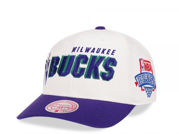 Mitchell & Ness Milwaukee Bucks NBA Draft 1996 Pro Crown Snapback Cap