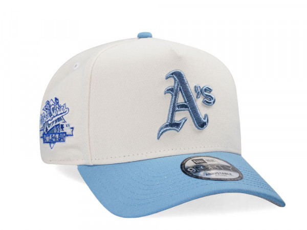 New Era Oakland Athletics World Series 1989 Vegas Ice Two Tone Edition A Frame 9Forty Snapback Cap