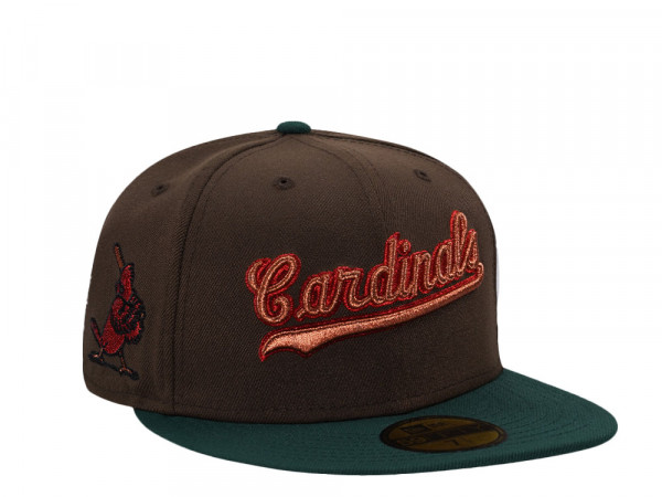 New Era St. Louis Cardinals Forest Copper Two Tone Edition 59Fiftys Fitted Cap