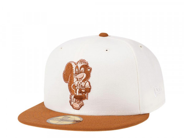 New Era Albany Polecats Cream Bourbon Two Tone Prime Bourbon Two Tone Prime Edition 59Fifty Fitted Cap