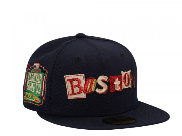 New Era Boston Red Sox All Star Game 1999 Navy Script Edition 59Fifty Fitted Cap