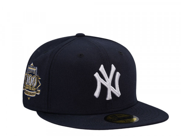 New Era New York Yankees 100th Anniversary Navy Gold Edition 59Fifty Fitted Cap