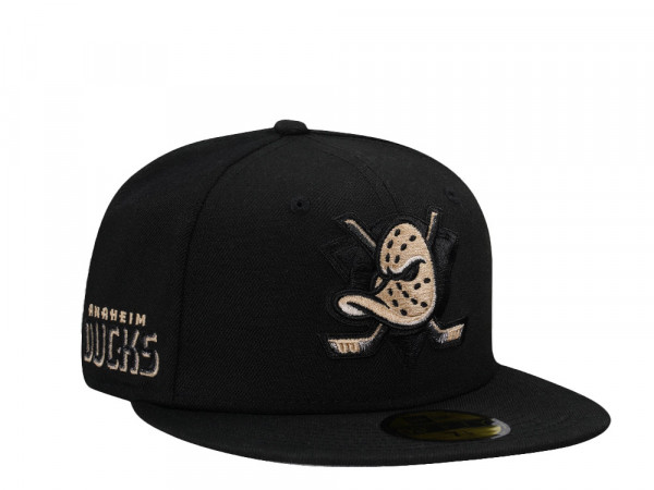 New Era Anaheim Ducks Blackout Prime Edition 59Fifty Fitted Cap