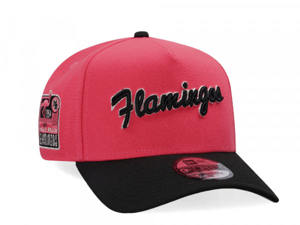 New Era Miami Beach Flamingos 1954 Two Tone Edition A Frame 9Forty Snapback Cap