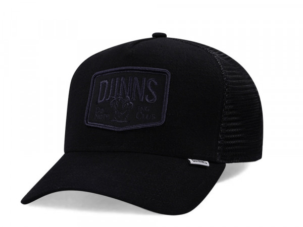 Djinns Hippy Canvas Black Trucker Snapback Cap