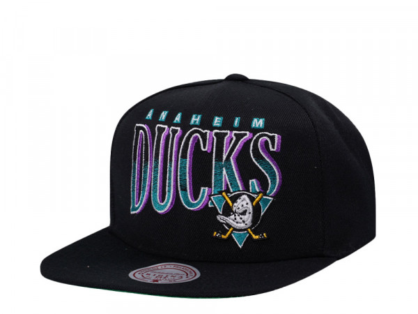 Mitchell & Ness Anaheim Ducks Vintage Script Snapback Cap