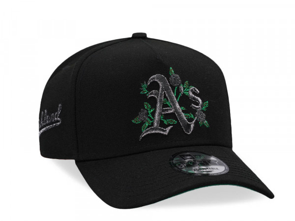 New Era Oakland Athletics Black Copper 9Forty A Frame Snapback Cap