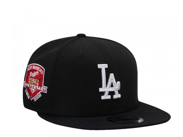 New Era Los Angeles Dodgers 50th Anniversary Black Edition 9Fifty Snapback Cap