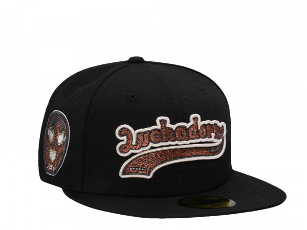 New Era Reading Fightin Phils Luchadores Black Copper Edition 59Fifty Fitted Cap