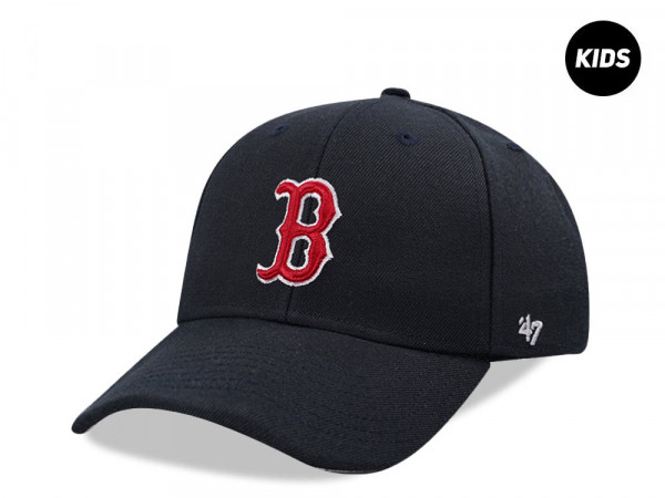 47Brand Boston Red Sox Navy MVP Kids Strapback Cap