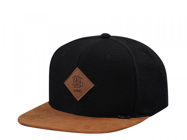 Djinns Honey Knit Black Snapback Cap