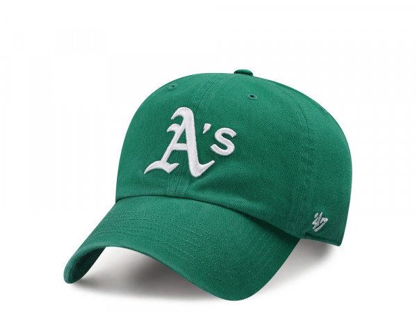 47Brand Oakland Athletics Green Clean up Strapback Cap