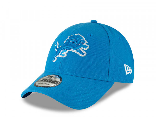 New Era Detroit Lions The League Blue 9Forty Strapback Cap