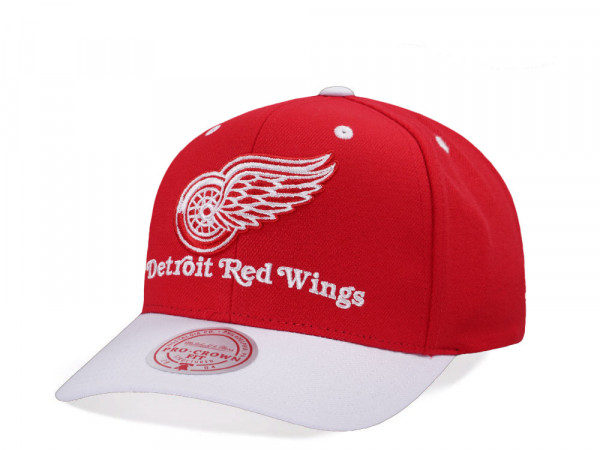 Mitchell & Ness Detroit Red Wings Two Tone Pro Crown Fit Snapback Cap