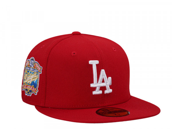 New Era Los Angeles Dodgers 40th Anniversary Red Classic Edition 59Fifty Fitted Cap