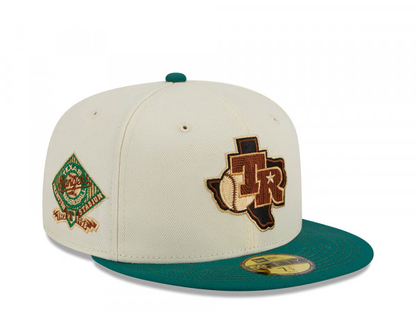 New Era Texas Rangers Arlington Stadium Stone Two Tone Edition 59Fifty Fitted Cap