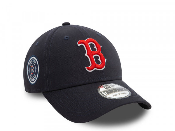 New Era Boston Red Sox Navy 9Forty Strapback Cap