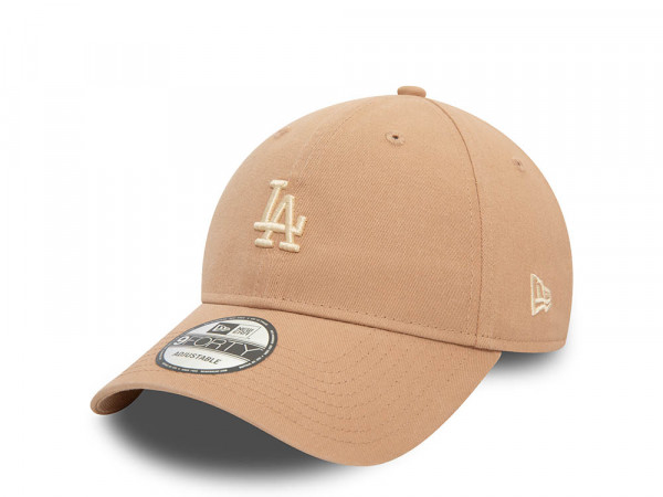 New Era Los Angeles Dodgers Tiny Logo Brown 9Forty Strapback Cap