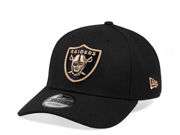 New Era Las Vegas Raiders Black and Gold Edition 9Forty Snapback Cap